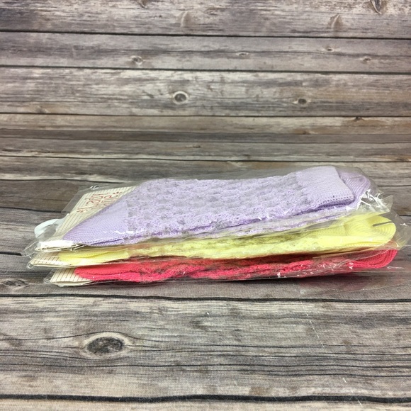 3 Packages Vintage Lady Jane Soft Lace Socks - Picture 8 of 8